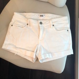 Paige Denim Jimmy Jimmy Cuff Shorts